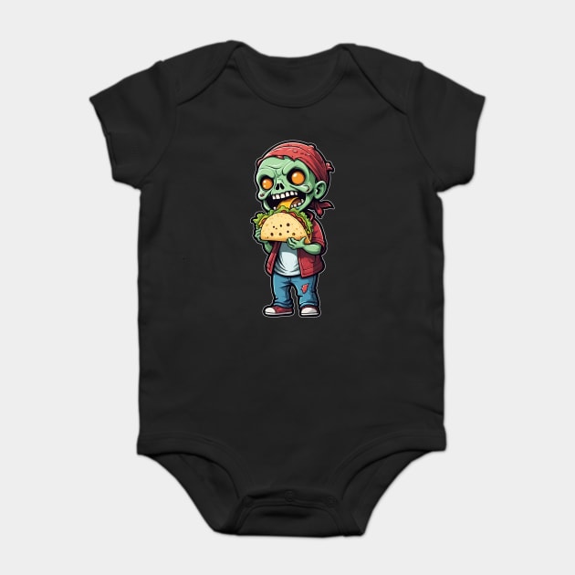 Taco Zombie 2 Baby Bodysuit by Grave Digs